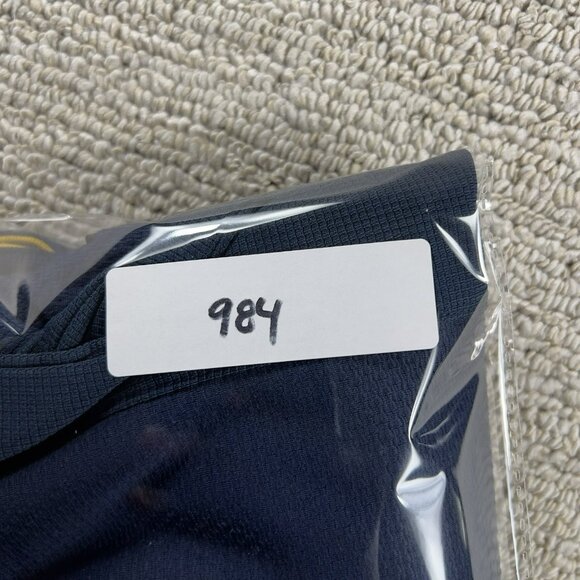 Vintage Nike West Virginia Polo Shirt Blue Yellow Men’s Size Large - Picture 7 of 7